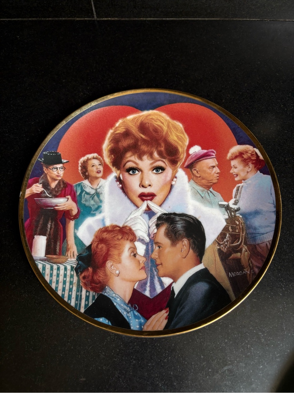The Hamilton Collection Lucy collectors plate 1992